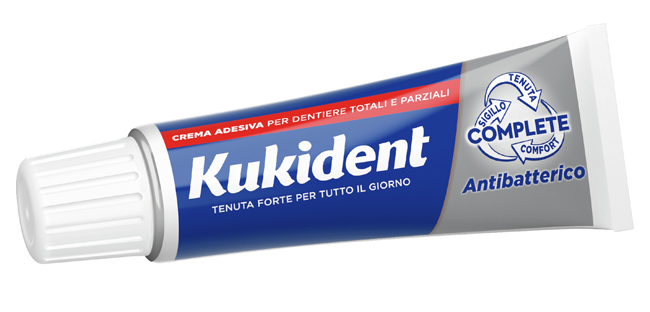 KUKIDENT ANTIBATTERICO CREMA ADESIVA DENTIERE 40 G - Farmaunclick.it