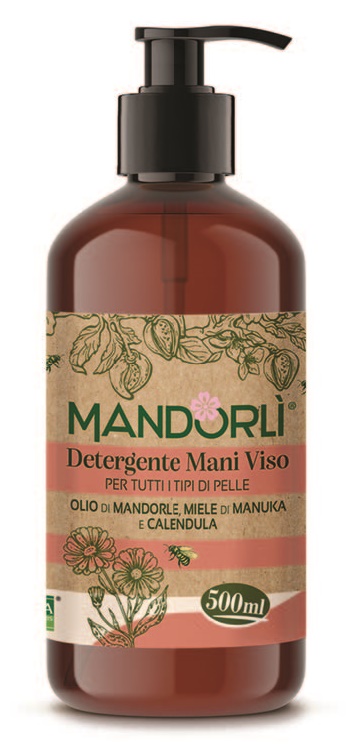 MANDORLI DETERGENTE MANI VISO PER TUTTI I TIPI DI PELLE 500 ML - Farmaunclick.it