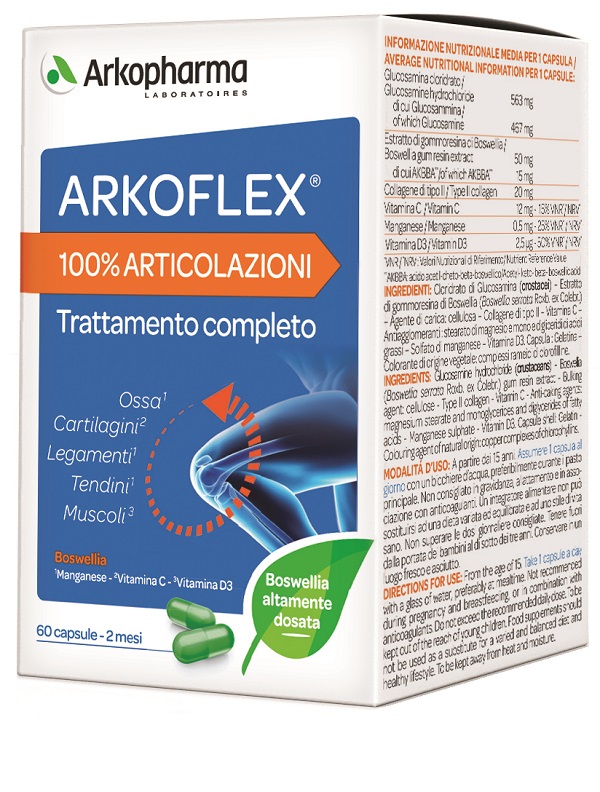 ARKOFLEX 100% ARTICOLAZIONI 60 CAPSULE - Farmaunclick.it