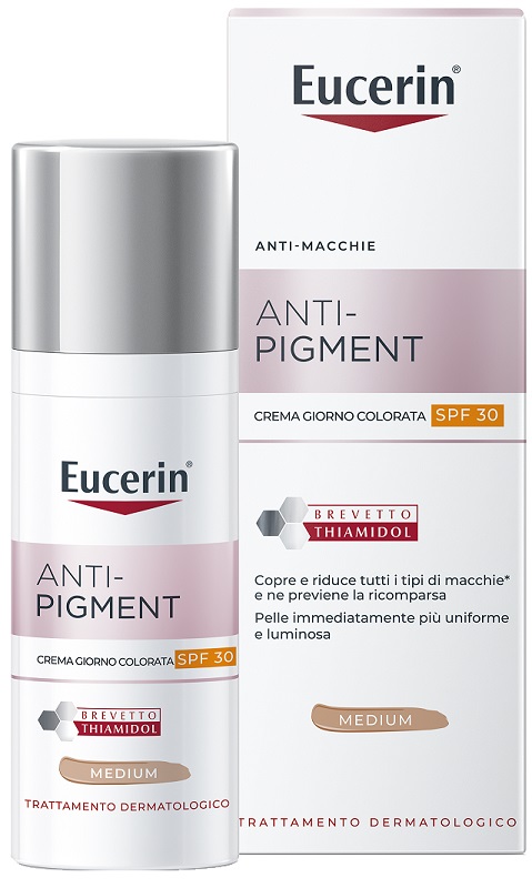 EUCERIN ANTI-PIGMENT GIORNO SPF30 COLORATO MEDIUM 50 ML - Farmaunclick.it