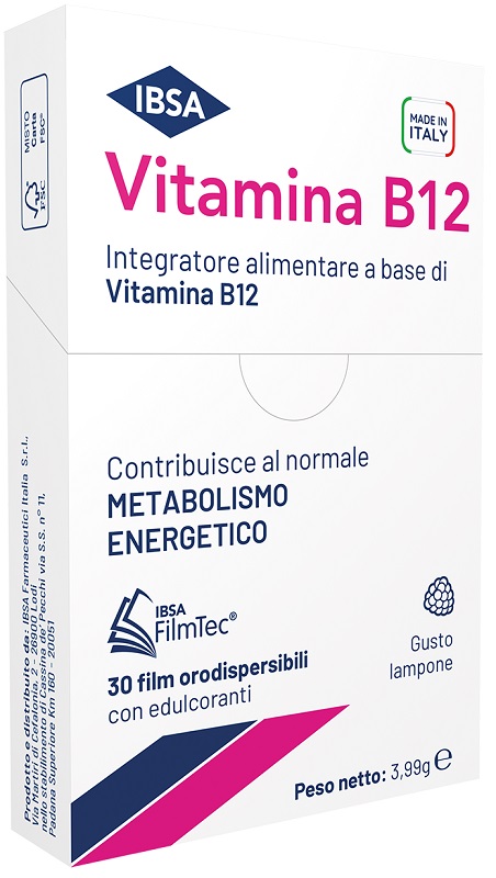VITAMINA B12 IBSA 30 FILM ORALI - Farmaunclick.it