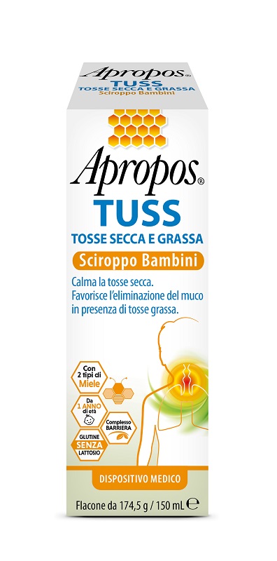 APROPOS TUSS SCIROPPO BAMBINI 150 ML - Farmaunclick.it