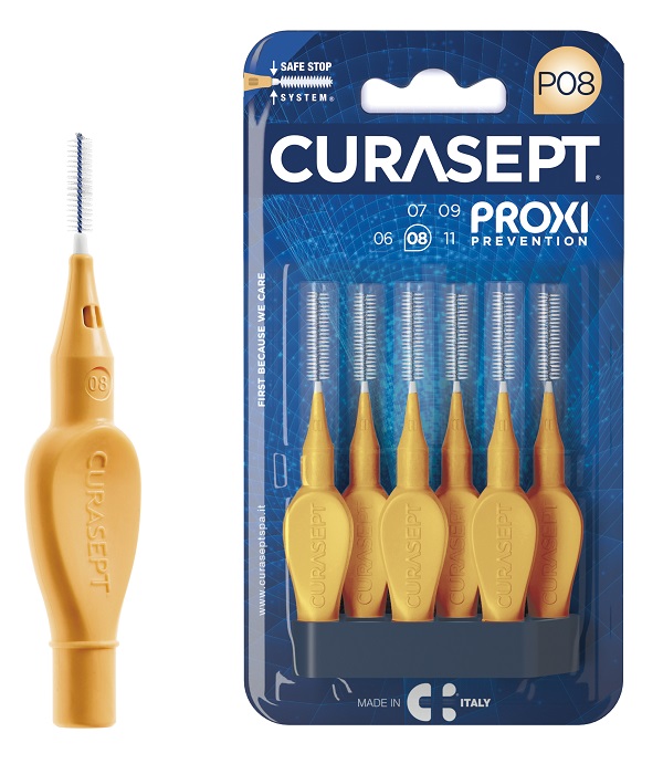 CURASEPT PROXI P08 ARANCIO CHIARO 6 PEZZI - Farmaunclick.it