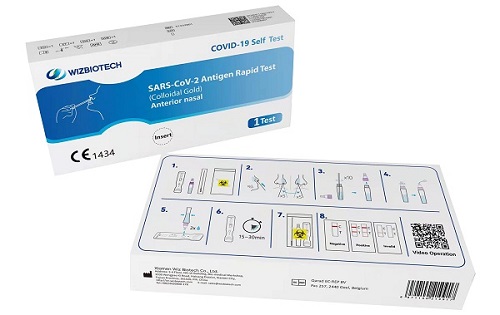 TEST ANTIGENICO RAPIDO COVID-19 AUTODIAGNOSTICO DETERMINAZIONE QUALITATIVA ANTIGENI SARS-COV-2 IN TAMPONI NASALI MEDIANTE IMMUNOCROMATOGRAFIA - Farmaunclick.it