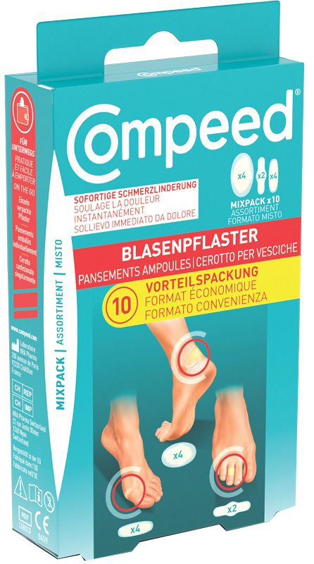 CEROTTI COMPEED PER VESCICHE MISTO BOX 10 PEZZI - Farmaunclick.it