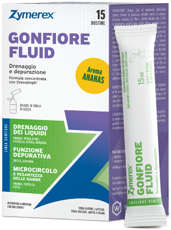 ZYMEREX GONFIORE FLUID 15 BUSTINE - Farmaunclick.it