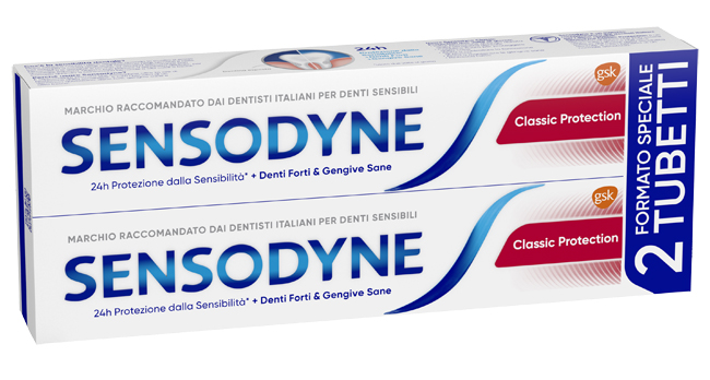 SENSODYNE CLASSICO PROTECTION 2 X 75 ML - Farmaunclick.it