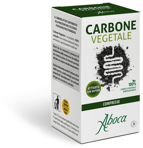 CARBONE VEGETALE 30 COMPRESSE - Farmaunclick.it