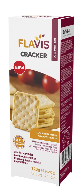 FLAVIS CRACKER APROTEICI 4 PORZIONI DA 30 G - Farmaunclick.it