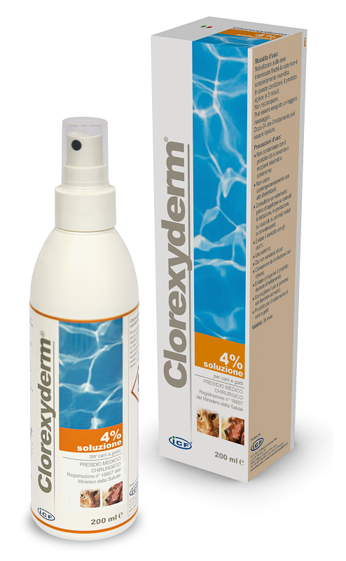 CLOREXYDERM SOLUZIONE 4% 200 ML - Farmaunclick.it