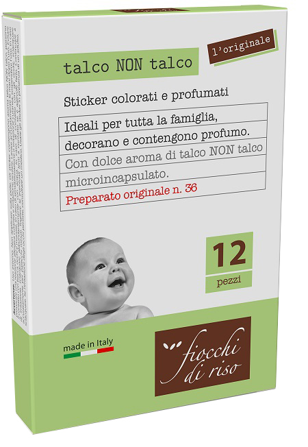 FIOCCHI DI RISO TALCO NON TALCO CEROTTI 12 PEZZI - Farmaunclick.it