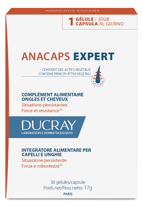 DUCRAY ANACAPS EXPERT CAPELLI E UNGHIE 30 CAPSULE - Farmaunclick.it