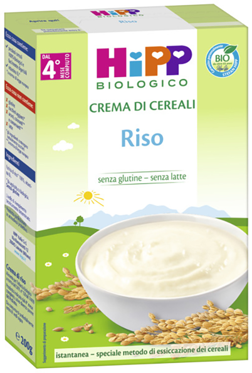 HIPP BIO CREMA CEREALI RISO 200 G - Farmaunclick.it