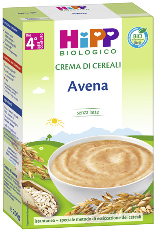 HIPP BIO CREMA CEREALI AVENA 200 G - Farmaunclick.it