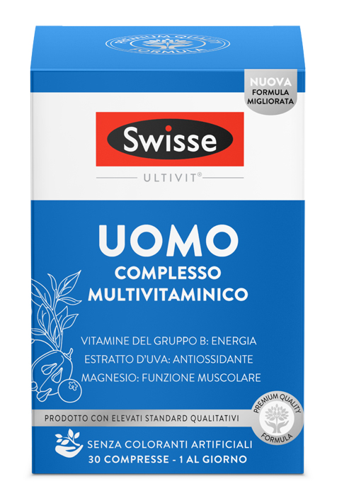 SWISSE MULTIVITAMINICO UOMO 30 COMPRESSE - Farmaunclick.it