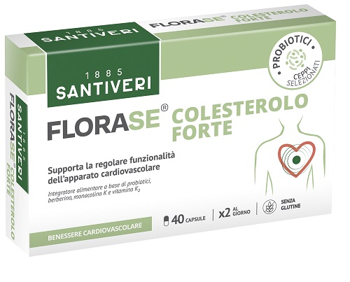 FLORASE COLESTEROLO FORTE 40 CAPSULE - Farmaunclick.it