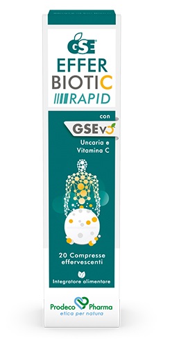 GSE EFFERBIOTIC RAPID 20 COMPRESSE - Farmaunclick.it