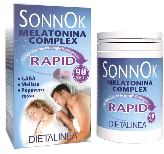 DIETALINEA SONNOK MELATONINA RAPID 60 COMPRESSE - Farmaunclick.it