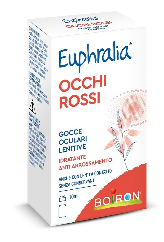 GOCCE OCULARI LENITIVE EUPHRALIA OCCHI ROSSI 10 ML - Farmaunclick.it