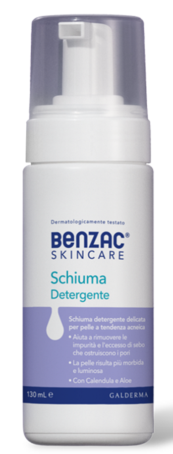 BENZAC SKINCARE SCHIUMA DETERGENTE 130 ML - Farmaunclick.it