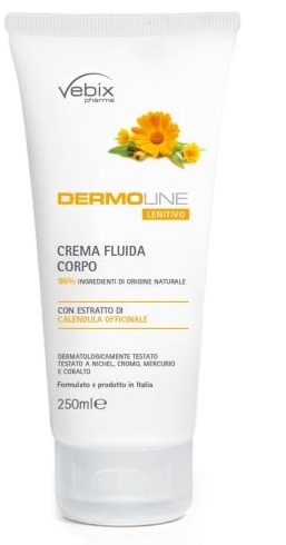 VEBIX DERMOLINE CREMA CORPO FLUIDA CALENDULA 250 ML - Farmaunclick.it