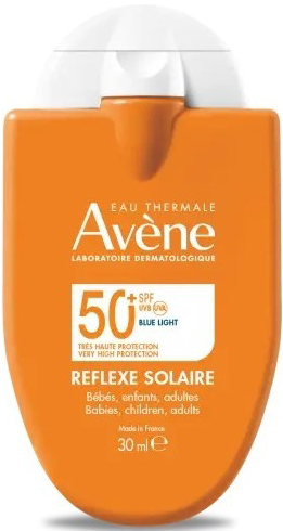 EAU THERMALE AVENE REFLEXE SOLAIRE SPF50+ BEBE BAMBINI ADULTO 30 ML - Farmaunclick.it