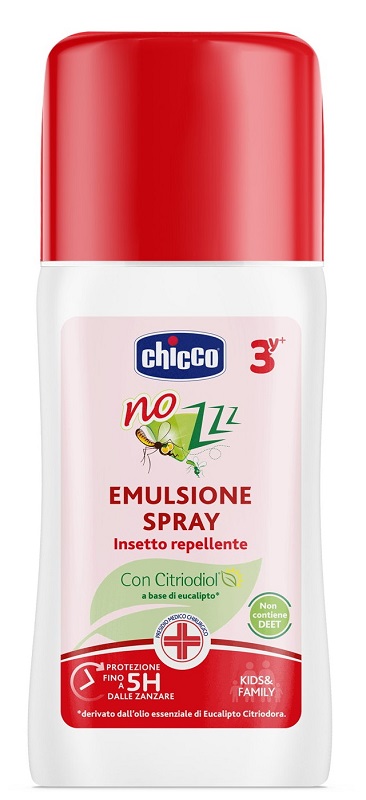 CHICCO ZANZA SPRAY INSETTOREPELLENTE 3Y 100 ML - Farmaunclick.it