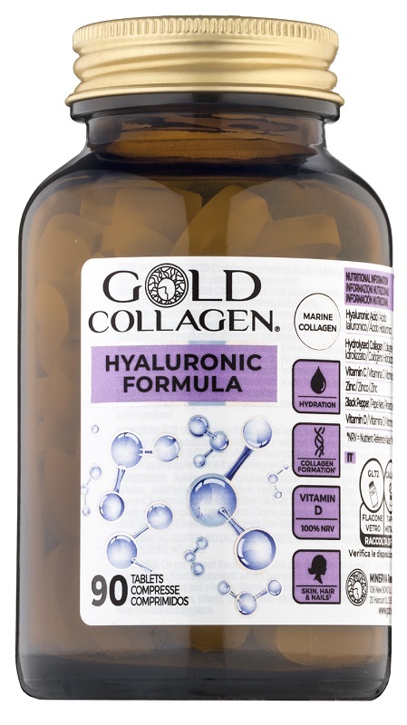 GOLD COLLAGEN HYALURONIC 90 COMPRESSE - Farmaunclick.it