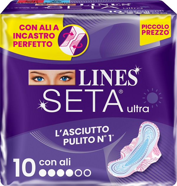 LINES SETA ULTRA ASSORBENTI ALI DWCT 10 PEZZI - Farmaunclick.it