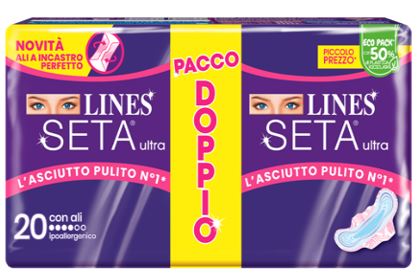 LINES SETA ULTRA ASSORBENTI ALI VP 20 PEZZI - Farmaunclick.it