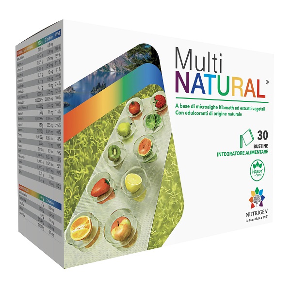 MULTINATURAL 30 BUSTINE DA 3 G CON EDULCORANTI DI ORIGINE NATURALE SENZA GLUTINE - Farmaunclick.it