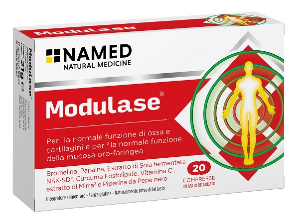 MODULASE 20 COMPRESSE RILASCIO RITARDATO SENZA GLUTINE NATURALMENTE PRIVO DI LATTOSIO - Farmaunclick.it