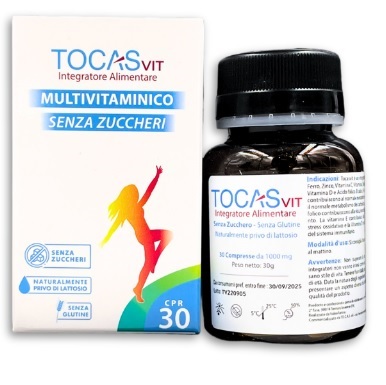 TOCASVIT 30 COMPRESSE SENZA ZUCCHERO NUOVO FORMATO - Farmaunclick.it