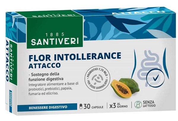 FLOR INTOLLERANCE ATTACCO 30 CAPSULE - Farmaunclick.it