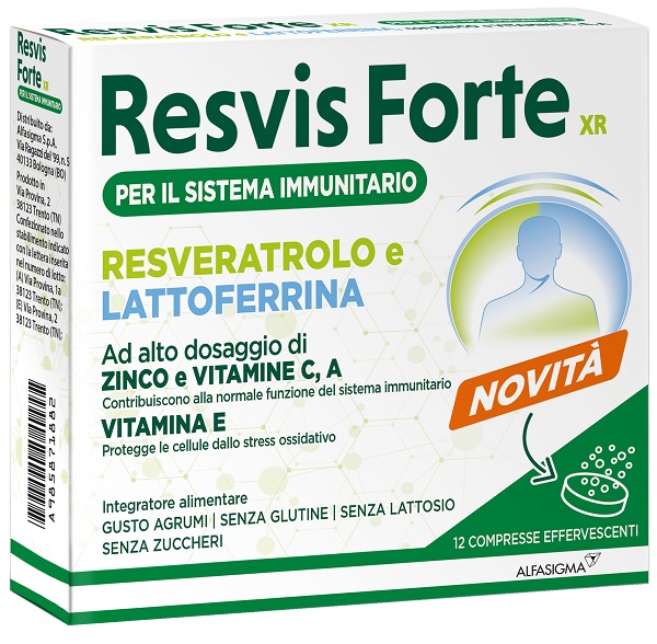 RESVIS FORTE XR 12 COMPRESSE EFFERVESCENTI - Farmaunclick.it