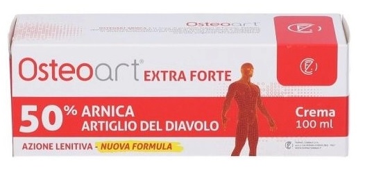 OSTEOART EXTRA FORTE 50% ARNICA E ARTIGLIO DEL DIAVOLO CREMA 100 ML AZIONE LENITIVA NUOVA FORMULA - Farmaunclick.it