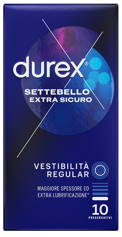 PROFILATTICO DUREX SETTEBELLO EXTRA SICURO 10 PEZZI - Farmaunclick.it