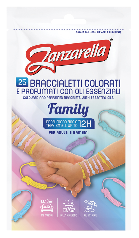 ZANZARELLA BRACCIALETTI FAMILY 25 PEZZI - Farmaunclick.it