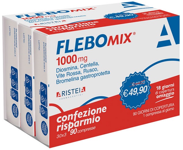 FLEBOMIX 1000 MG 90 COMPRESSE TRI-PACK - Farmaunclick.it