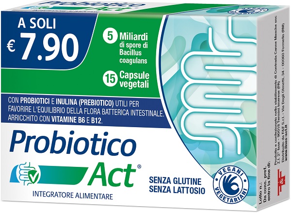 PROBIOTICO ACT 15 CAPSULE VEGETALI - Farmaunclick.it