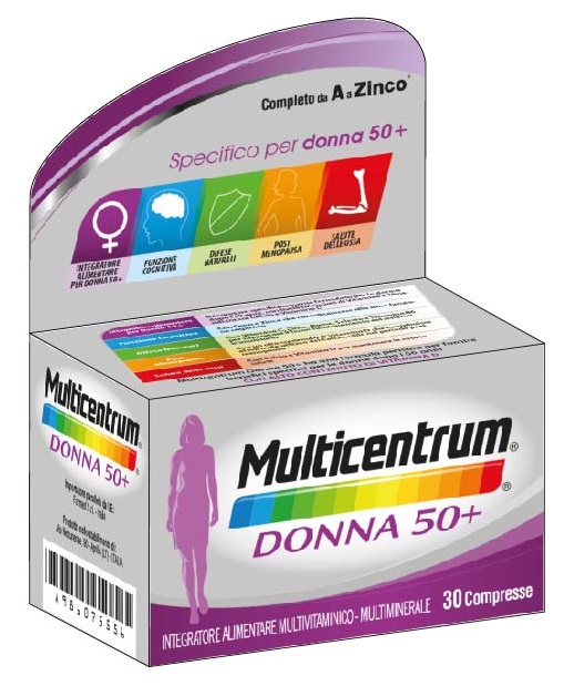 MULTICENTRUM DONNA 50+ 30 COMPRESSE - Farmaunclick.it