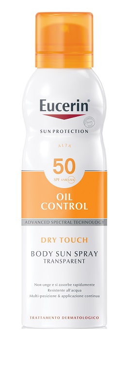 EUCERIN SUN SPRAY TOCCO SECCO SPF50 200 ML - Farmaunclick.it
