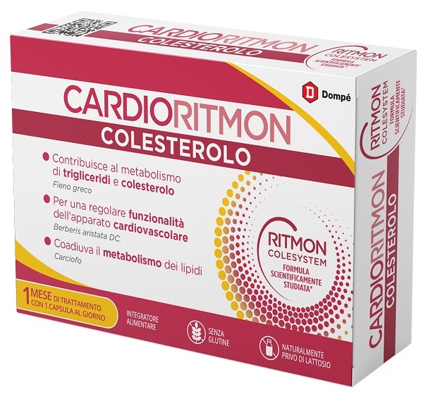 CARDIORITMON COLESTEROLO 30 CAPSULE-ultimi pezzi - Farmaunclick.it