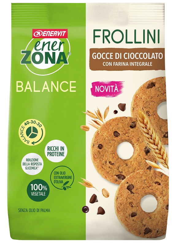 ENERZONA FROLLINI INTEGRALE GOCCE CIOCCOLATO 250 G - Farmaunclick.it