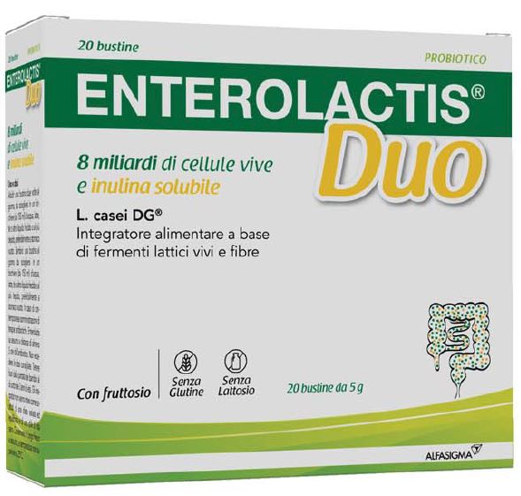 ENTEROLACTIS DUO INULINA 20 BUSTINE 5 G - Farmaunclick.it