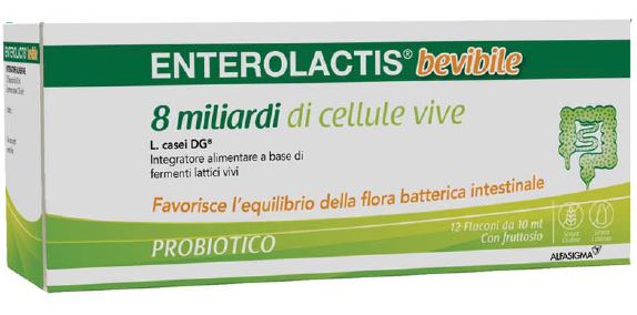 ENTEROLACTIS BEVIBILE 12 FLACONCINI X 10 ML - Farmaunclick.it