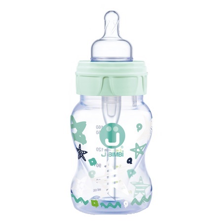 J BIMBI 160 ML BIBERON IN POLIPROPILENE VERDE ACQUA - Farmaunclick.it