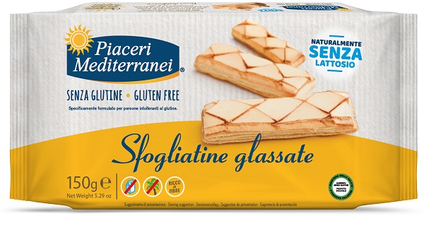 PIACERI MEDITERRANEI SFOGLIATINE GLASSATE 150 G - Farmaunclick.it