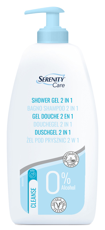SERENITY CARE BAGNO SHAMPOO 2 IN 1 500 ML - Farmaunclick.it