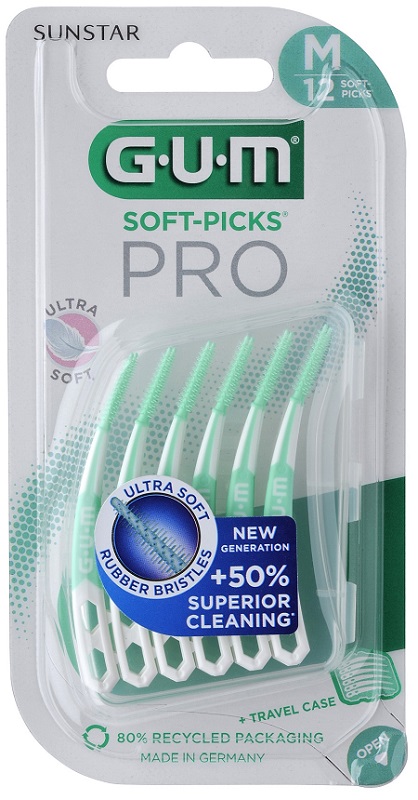 GUM SOFT PICK PRO MEDIUM 12 PEZZI - Farmaunclick.it